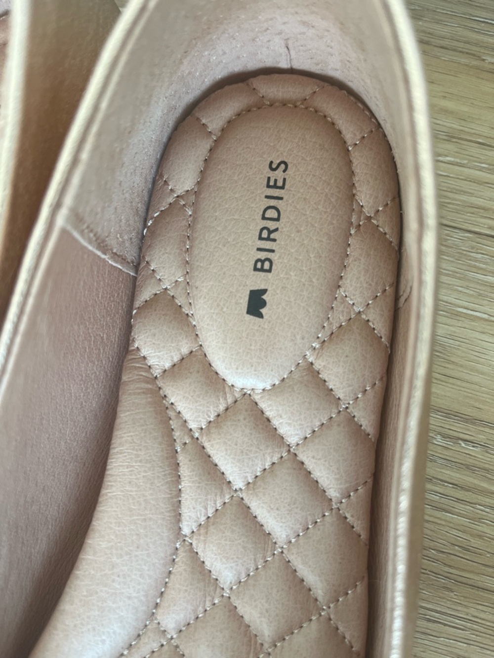 Birdies Goldfinch Leather Point Toe Ballet Flats Rose Gold, 7.5 - Picture 6 of 12